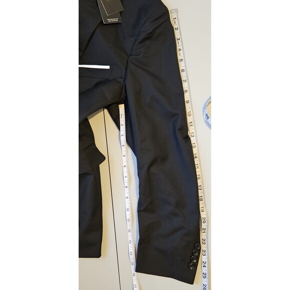 Mage Male Three-Piece Suit Black Men's Size Large - Picture 14 of 16